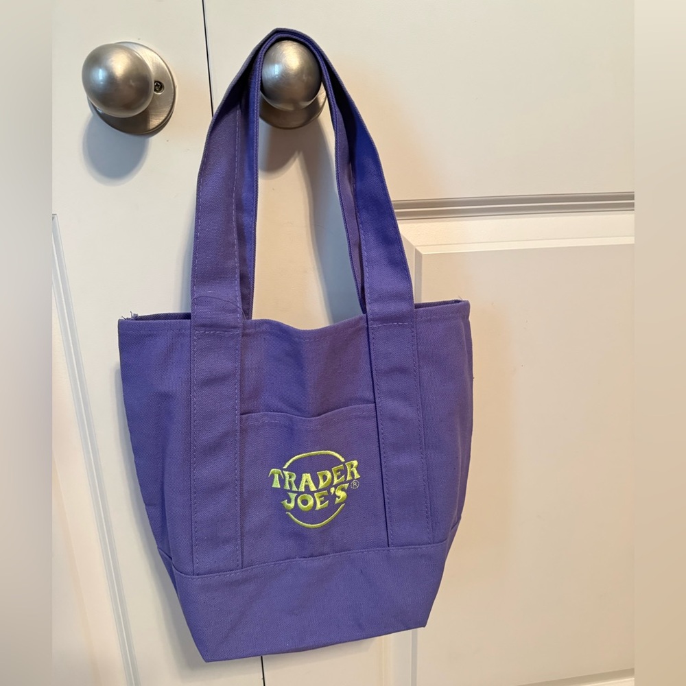 Trader Joe’s Halloween mini Purple Tote Bag